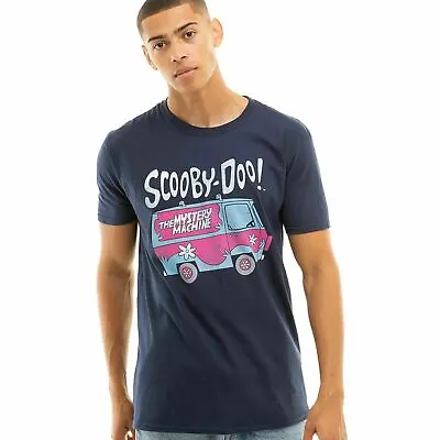 Buy Official Scooby Doo Mens Mystery Machine T-shirt Navy S - XXL • 13.99£