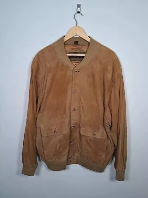 Buy Mens Suede Bomber Jacket, Premier Classic 1875, Size Medium Coat Mod Casuals  • 14.99£