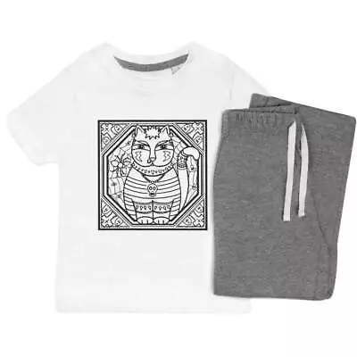 Buy 'Goth Cat Motif' Kids Nightwear / Pyjama Set (KP007219) • 14.99£