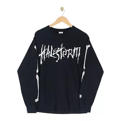 Buy Halestorm Band T-Shirt Long Sleeve Black Graphic Music Mens Size M • 29.99£