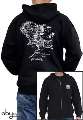 Buy Official Abystyle LORD OF THE RINGS Hoodie Map  - Small • 34.99£
