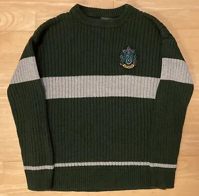 Buy Medium 36  Chest Harry Potter Slythrin Quidditch Christmas Xmas Jumper Sweater • 29.99£