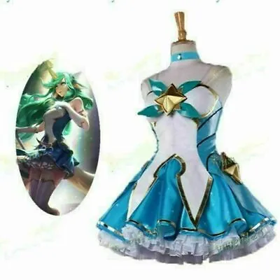 Buy LOL League Of Legends Star Guardian Soraka Cosplay Costume Fancy Dress Full Set • 80.40£
