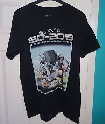 Buy Robocop / Design T-Shirt /  ‘Say Hi To ED-209’ / 100% Cotton / M • 1.50£