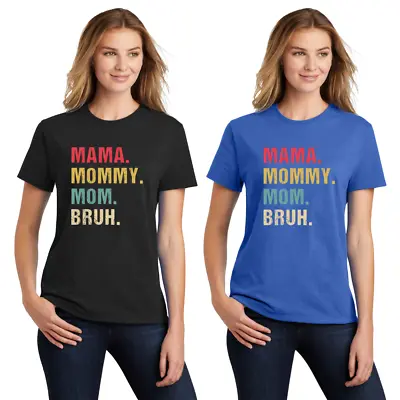 Buy Personalised Mommy T-Shirt - Mom Bruh Mother Day T Shirt Gift Mum Top Tee Ladies • 10.95£