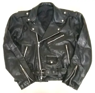 Buy Superb Vintage  Leather Motorcycle  Jacket - M - Rockers Heavy Duty Biker - Vgc • 75£