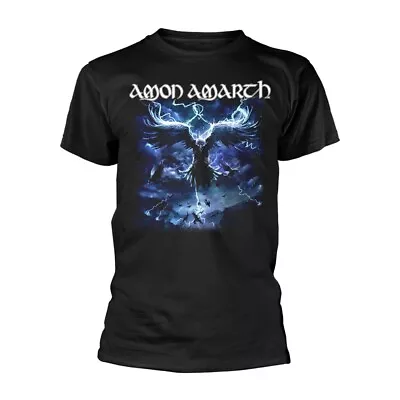 Buy AMON AMARTH - RAVEN'S FLIGHT (BLACK) BLACK T-Shirt, Front & Back Print X-Large • 20.09£