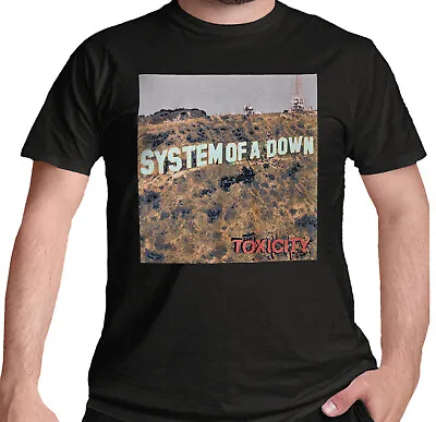 Buy System Of  A Down  T Shirt Official Toxicity Black Rock Band Serj Tankian New • 13.99£