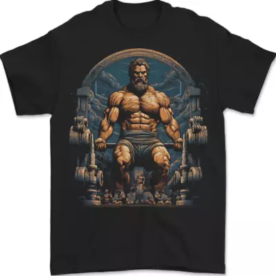 Buy Hercules Gym Bodybuilding Weightlifting Training Mens T-Shirt 100% Cotton • 8.49£