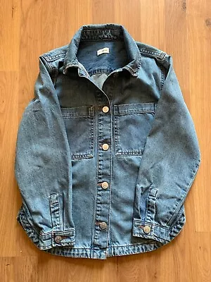 Buy Girls Denim  Shirt Style Jacket Age 8-9 Years • 1.99£