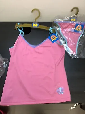 Buy Looney Tunes Tweety Pie Pink Swimwear Knickers Set Nightwear Clothes UK 16 NEW • 19.95£