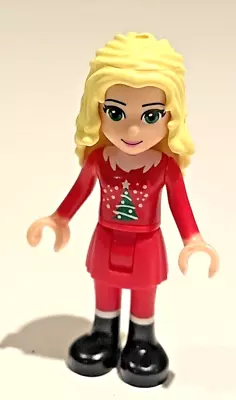 Buy LEGO Friends Minifigure Frnd029 Christina From Set 3316 Christmas Tree Jumper • 2.99£