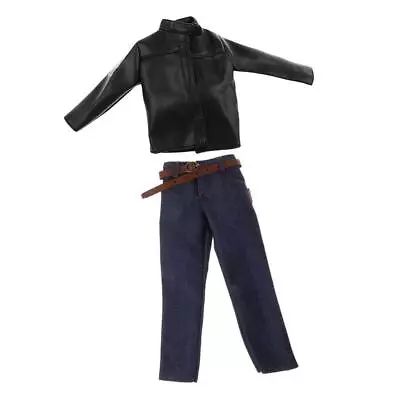 Buy 1:6 Classic Jacket Denim Jeans Set Clothes For 12  Male Action Figures • 12.43£