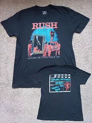 Buy Official Rush Moving Pictures 1981 Tour T-Shirt - Size XL - Prog Rock Kansas Yes • 7.99£