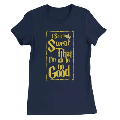 Buy I Solemnly Swear Womens T-Shirt Harry Potter Quote Funny Gift Present • 9.49£