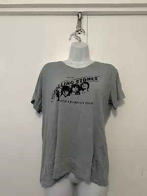 Buy The Rolling Stones North American Tour 2016 T-shirt Grey Mens Size M • 25£