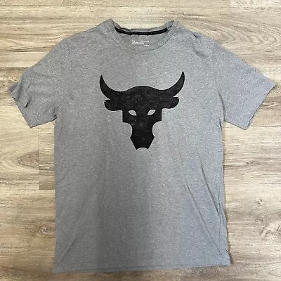 Buy Project Rock Under Armour T-Shirt Grey Size XL • 20£