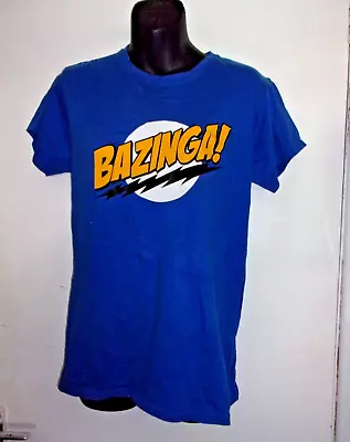 Buy Royal Blue Bazinga Big Bang  Slim Fit  T-shirt Size 2 Xl But Its More A 12/14 • 4.50£