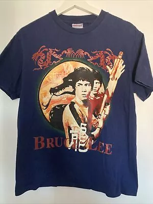 Buy Bruce Lee T Shirt, ice Blue Tattoo Brand. Very Good Condition • 19.99£