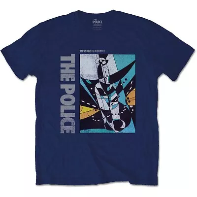 Buy The Police Sting Message In A Bottle Official Tee T-Shirt Mens Unisex • 15.99£