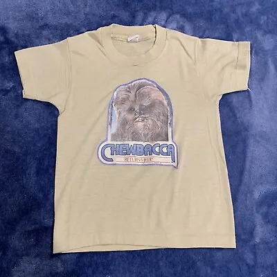 Buy Vintage Kids Underoos Chewbacca T Shirt 1983 Return Of The Jedi Star Wars Rare • 28.41£