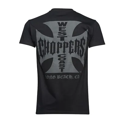 Buy WCC West Coast Choppers T-Shirt Iron Cross Solid Black • 32.77£