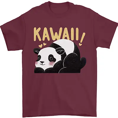 Buy Kawaii Panda Bear Cute Mens T-Shirt 100% Cotton • 7.99£