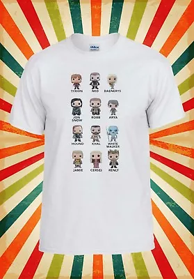 Buy Game Of Thrones Mini All Character Men Women Vest Tank Top Unisex T Shirt 59 • 9.95£