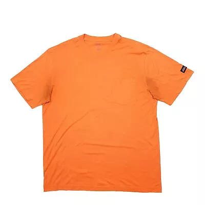 Buy DICKIES Orange T Shirt Tee Short Sleeve Cotton Mens XL • 14.99£