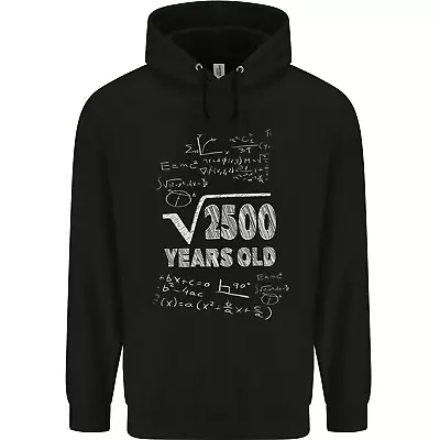 Buy 50th Birthday 50 Year Old Geek Funny Maths Mens 80% Cotton Hoodie • 19.99£