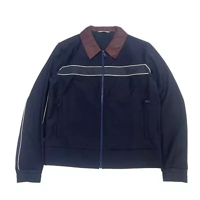 Buy Valentino Zip Up Track Jacket - Dark Blue - Size 50 • 76.50£