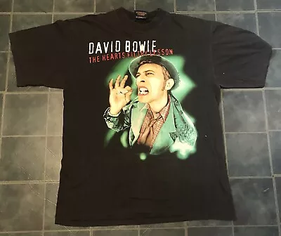 Buy Vintage David Bowie Outside 1995  Tour T Shirt XL DAMAGED (see Pics) • 19.99£