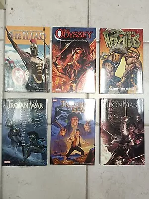 Buy Marvel Comics Graphic Novel Lot Hard Covers Iliad Odyssey Hercules Iron Mask  • 96.51£