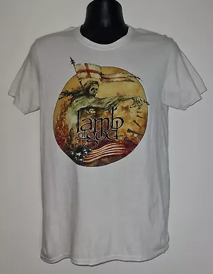 Buy Lamb Of God T Shirt Size Medium Heavy Metal Rock Band  • 30£