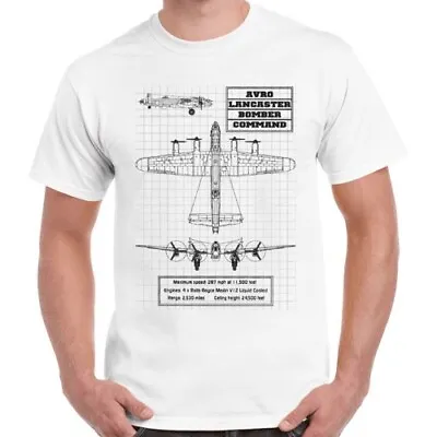 Buy Avro Lancaster Bomber Plane Men Women Vest Tank Top Unisex T Shirt 2844 • 6.35£