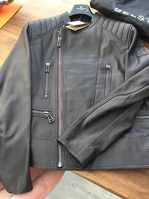 Buy Belstaff Men Highways Leather Jacket Brown, Size 44UK , RRP £1000 • 325£