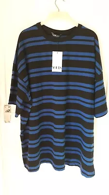 Buy Ladies YOURS Oversize Striped T Shirt Size 20 • 10£