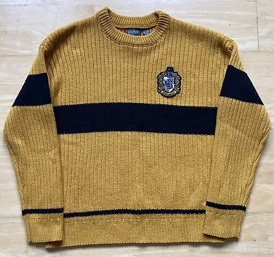Buy Small 39  Harry Potter Hufflepuff Quidditch Ugly Christmas Jumper Sweater Xmas • 19.99£