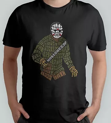 Buy Jason Friday The 13th Word Art Design T-Shirt • 10£