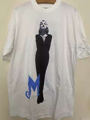Buy Vintage Madonna Girlie Show Tour  1993 White T-Shirt. Size XL. Rare. • 199.99£