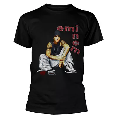 Buy Eminem Letters Black T-Shirt NEW OFFICIAL • 15.19£