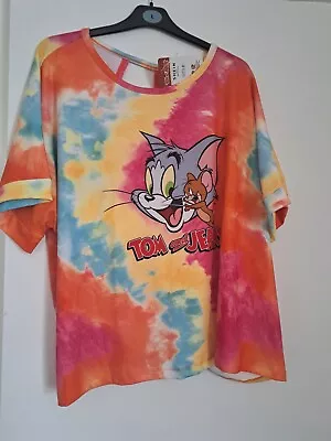Buy Ladies Tom And Jerry T-shirt Size 22 BNWT • 6.50£