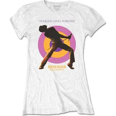 Buy Ladies Queen Freddie Mercury Stage Pose Official Tee T-Shirt Womens • 15.99£