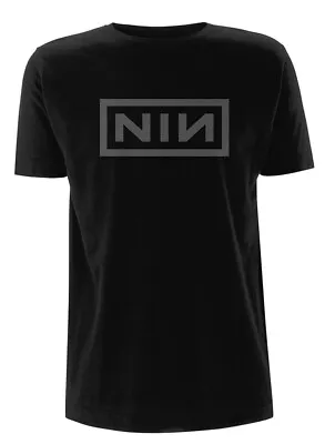 Buy Nine Inch Nails Classic Grey Logo Black T-Shirt OFFICIAL • 17.99£
