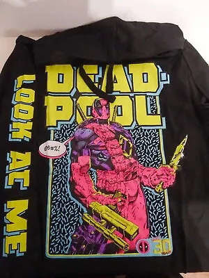 Buy Deadpool Hooded Long Sleeve T-Shirt Hoody Hoodie Size XL Lootwear Loot Crate • 26.99£