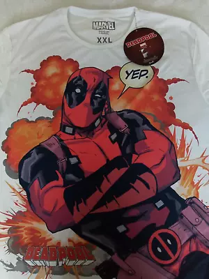 Buy Marvel Deadpool Yep T Shirt Size Xxl • 7.47£