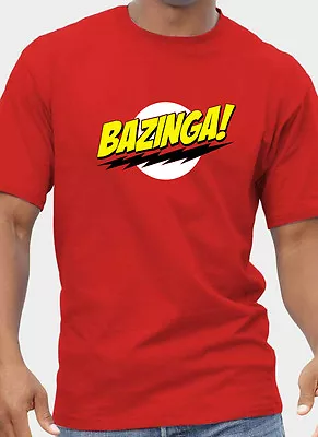 Buy BIG BANG THEORY Inspired BAZINGA T-Shirt. Unisex Or Women's Fitted Tee Printed • 16.99£
