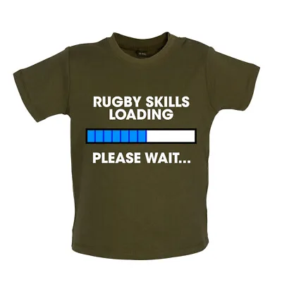 Buy Rugby Skills Loading� Please Wait - Baby T-Shirt / Babygrow - League Union • 10.95£