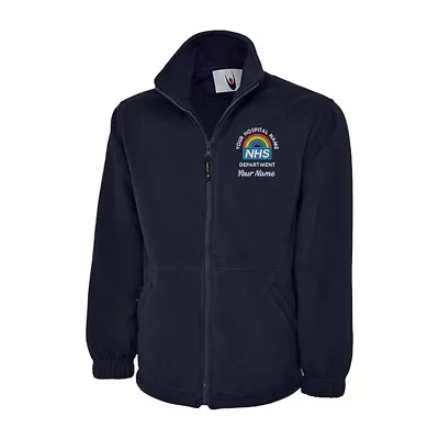 Buy NHS Rainbow Fleece Jacket Embroidered Logo NHS Staff Uniform  • 19.95£