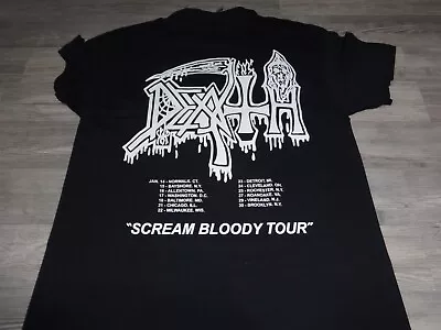 Buy Death Shirt TS Tour 1988 Left To Die Morgoth Carnivore Paradise Lost Tiamat • 24.25£